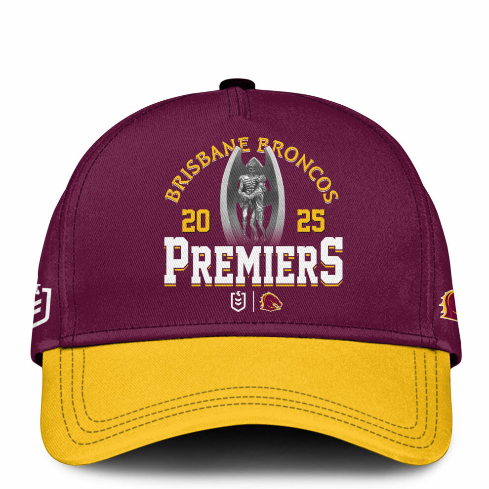 B.Broncos NRL Finals 2025 Champions Signature Combo Shirt