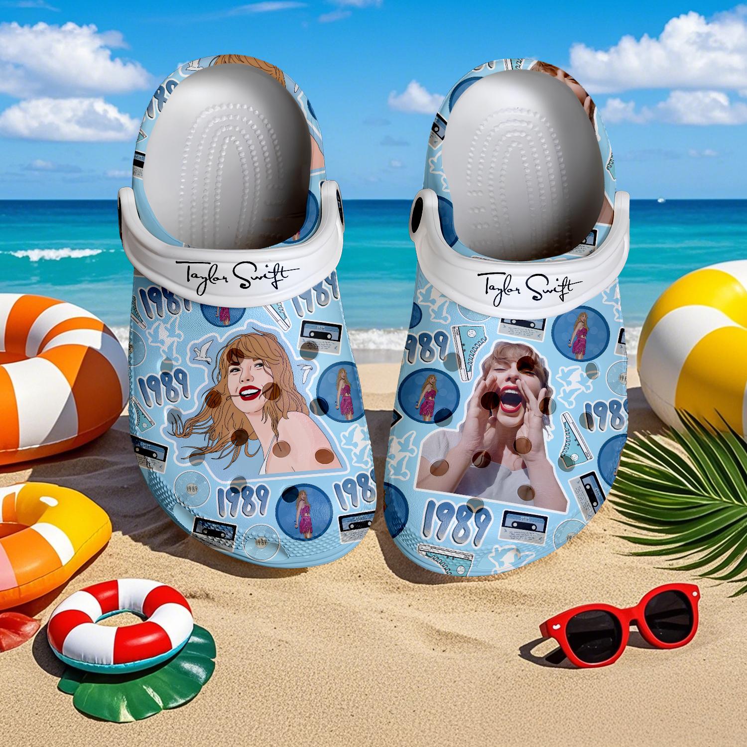 Taylor Swift Crocs Crocband Clogs Shoes Comfortable For Men Women