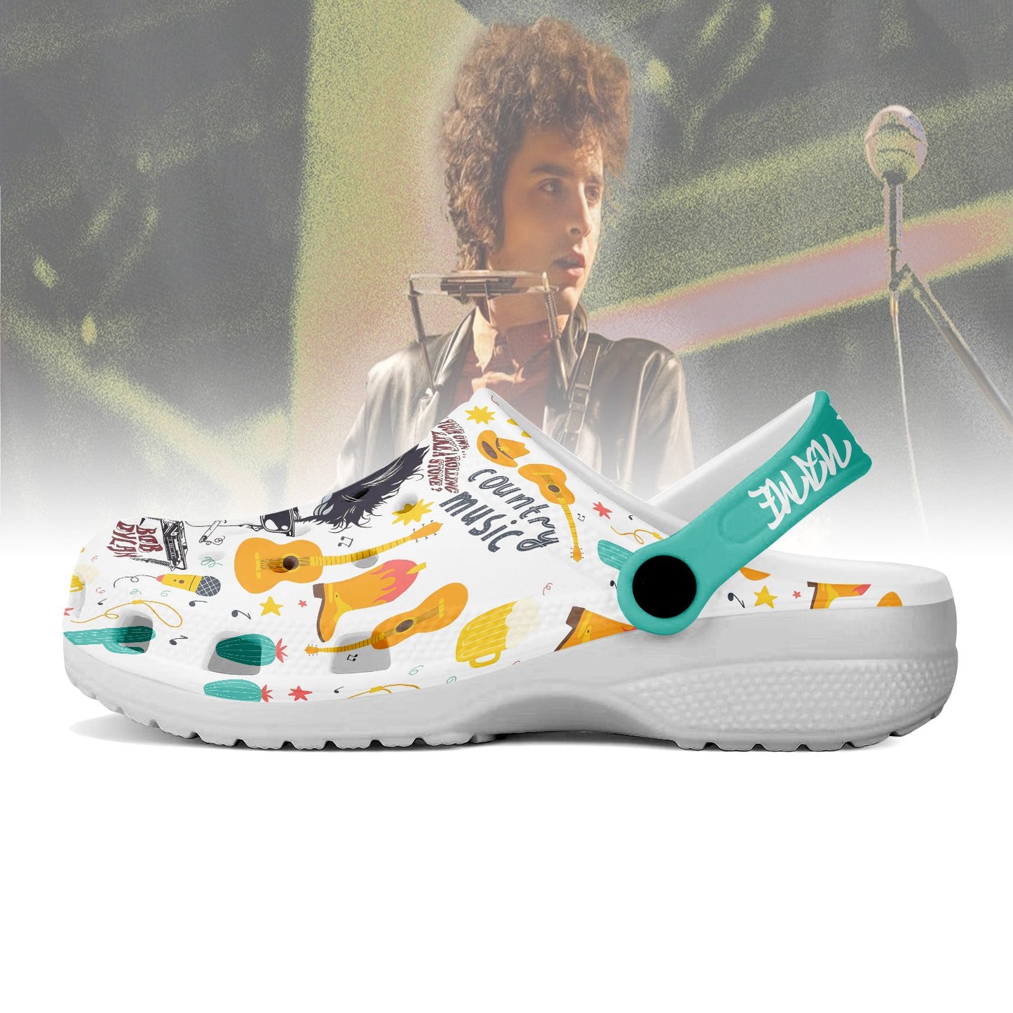 Bob Dylan Crocs Crocband Clogs Shoes Comfortable For Men Women