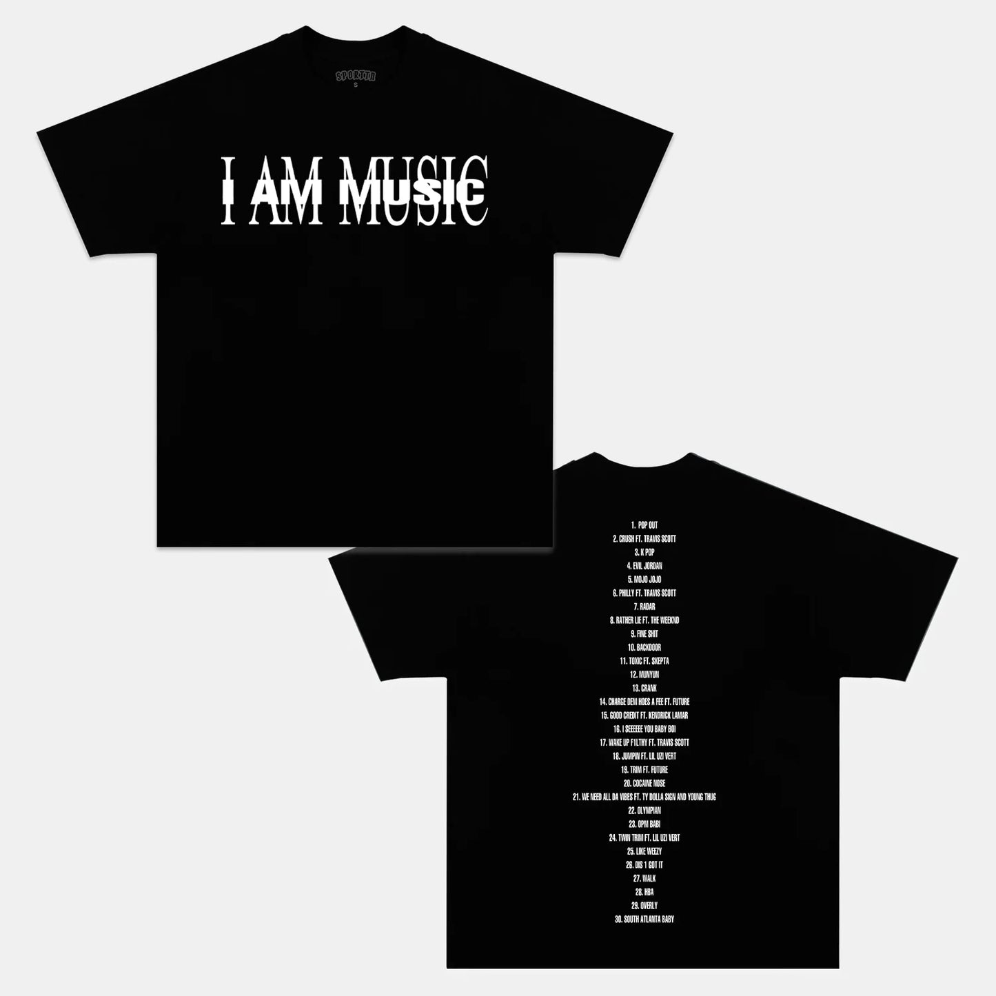 PLAYBOI CARTI & I AM MUSIC 2025 V2 TEE