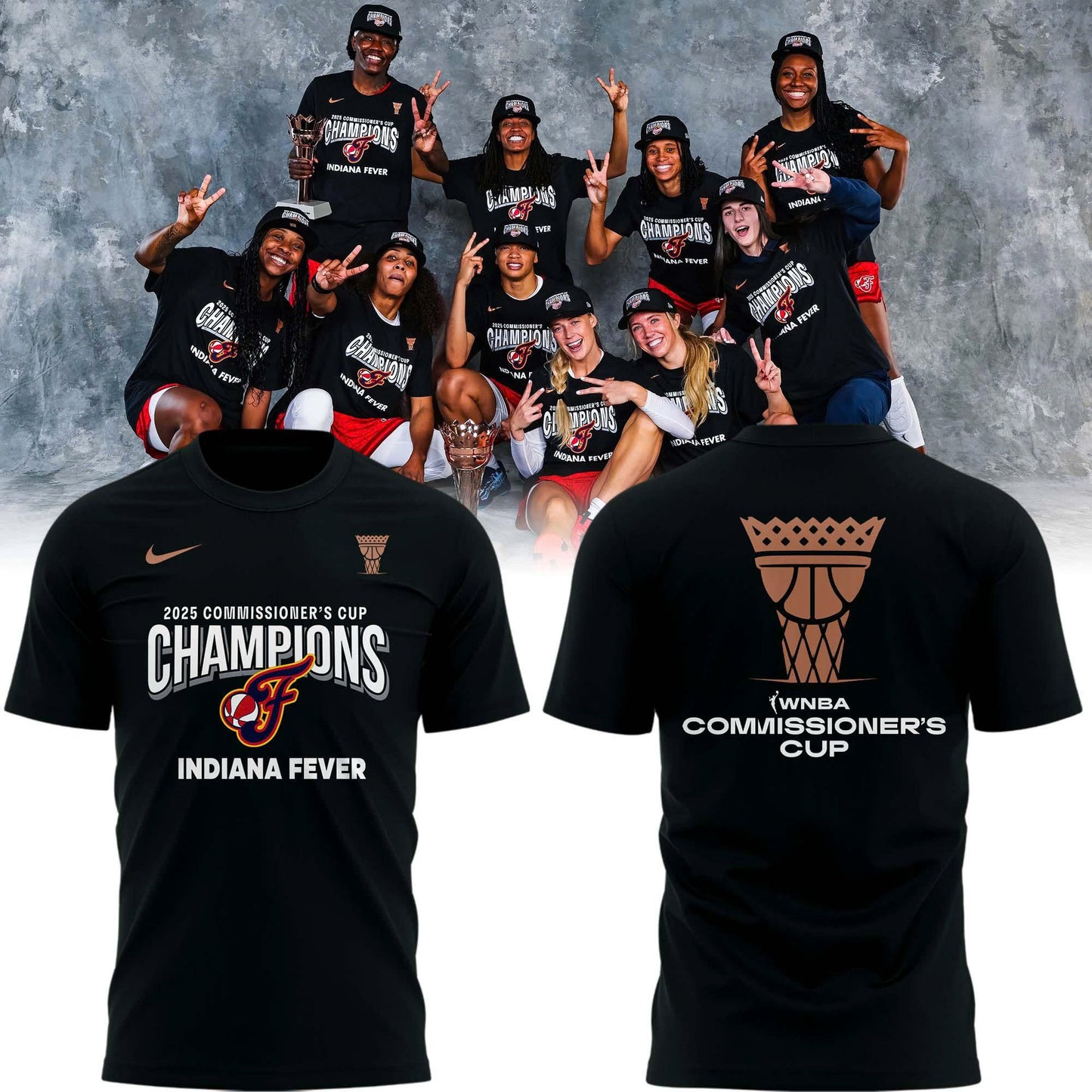 Special Edition 2025 WNBA Commissioners Cup Champions T-Shirt