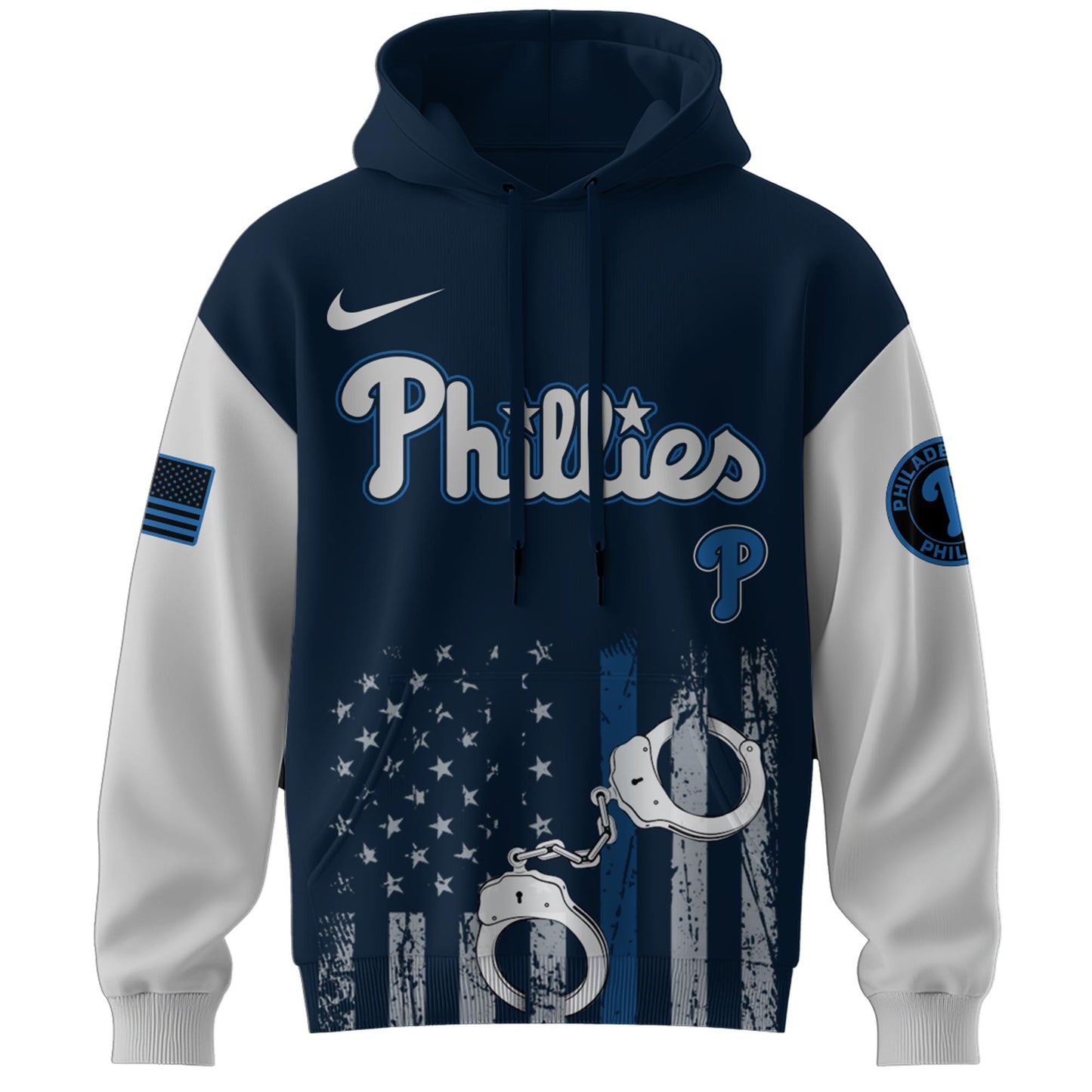 .   Philadelphia Phillies MLB x Law Enforcement Appreciation Day Hoodie Limited