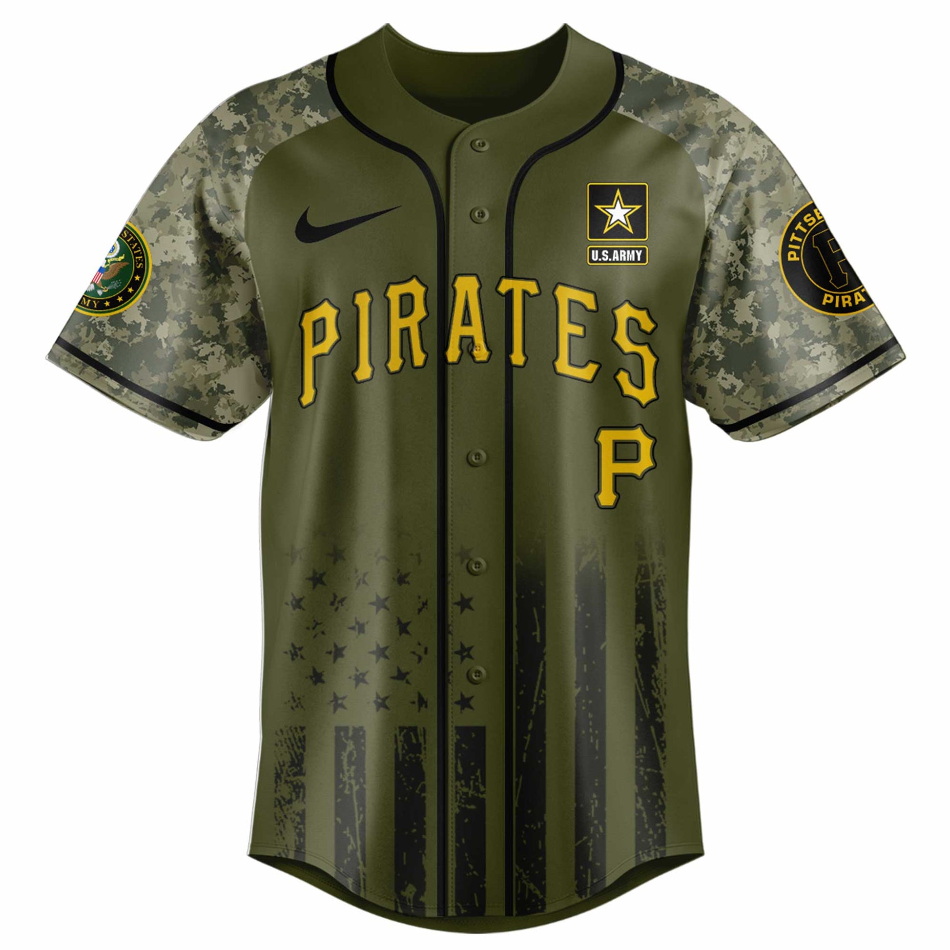 Pittsburgh Pirates x 250 U.S. ARMY Jersey 03