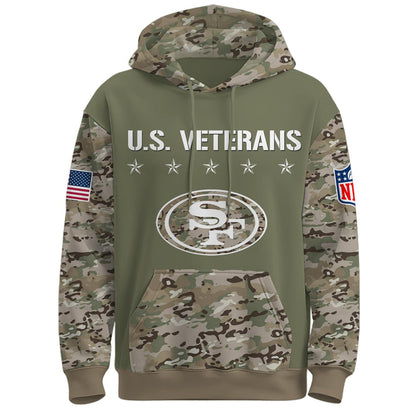 San Francisco 49ers - Veteran Day 2025 Hoodie Limited Edions