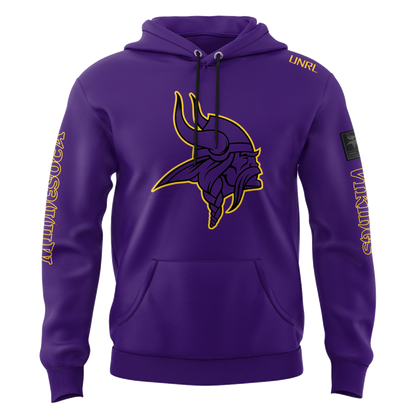 Premium Minnesota Vikings Merch - Limited Edition Viking x UNRL Vol 4 Hoodie 2025 - Gear Up For Game Day
