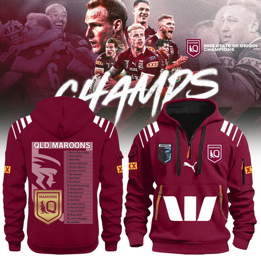 Queensland Maroons anzac 2025 New Hoodie