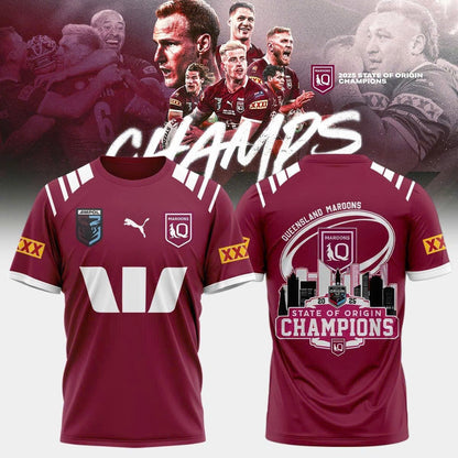 Queensland Maroons Champion 2025 T-Shirt
