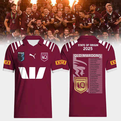 Queensland Maroons Jersey 2025 Champion