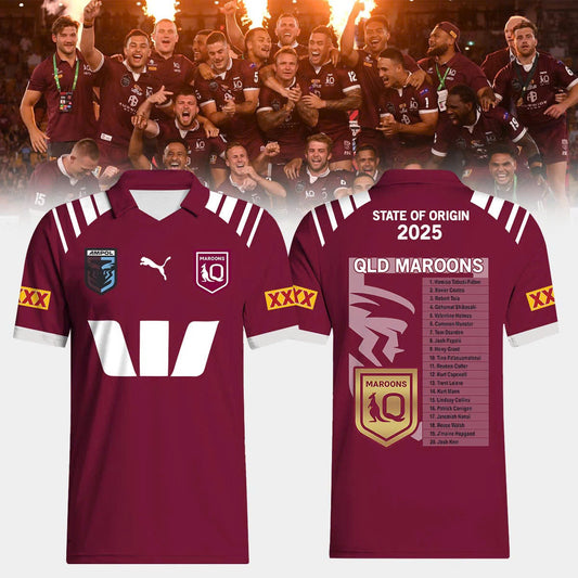 Queensland Maroons Jersey 2025 Champion