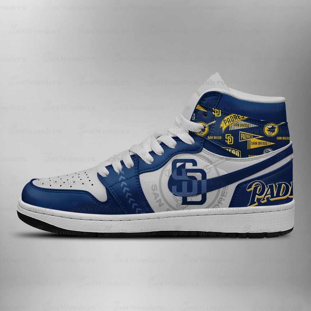 San Diego Padres High Top Air JD1 Sneaker