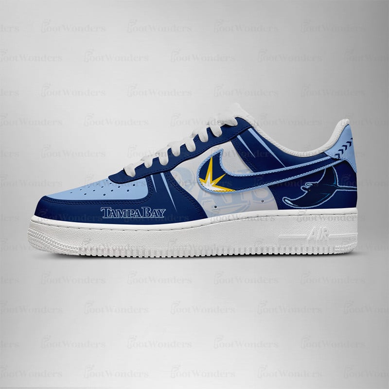 Tampa Bay Rays Low Top Air AF1 Sneaker