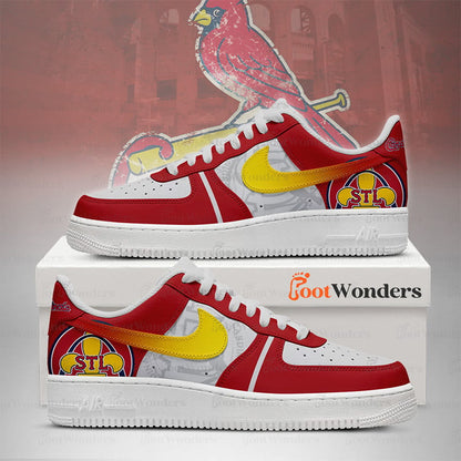 St. Louis Cardinals Low Top Air AF1 Sneaker