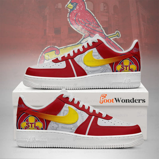 St. Louis Cardinals Low Top Air AF1 Sneaker