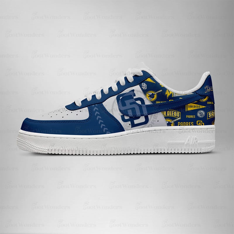 San Diego Padres Low Top Air AF1 Sneaker