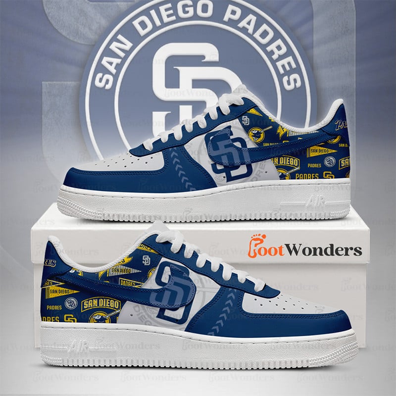 San Diego Padres Low Top Air AF1 Sneaker