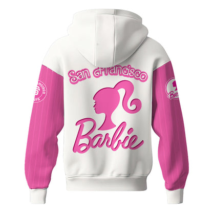 .    San Francisco Giants MLB x Barbie Night Game Limited Edition Hoodie 2025
