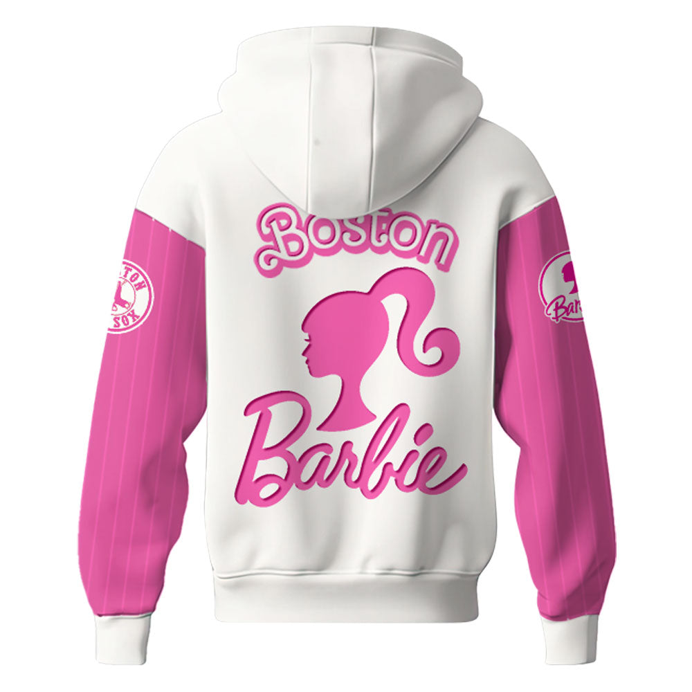 .    Boston Red Sox MLB x Barbie Night Game Limited Edition Hoodie 2025