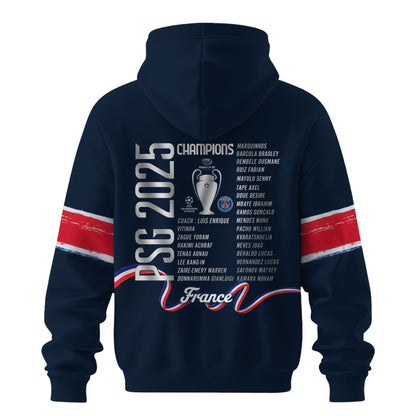 _Paris Saint-Germain F.C Champions League Winner 2025 Hoodie #1