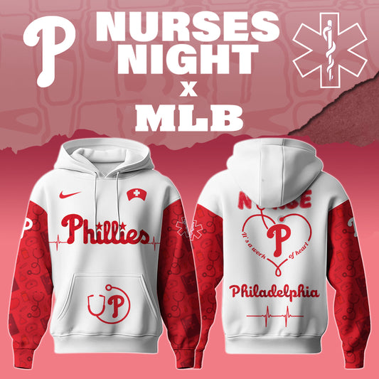 .Philadelphia Phillies Nurses Game Night Special Edition Hoodie