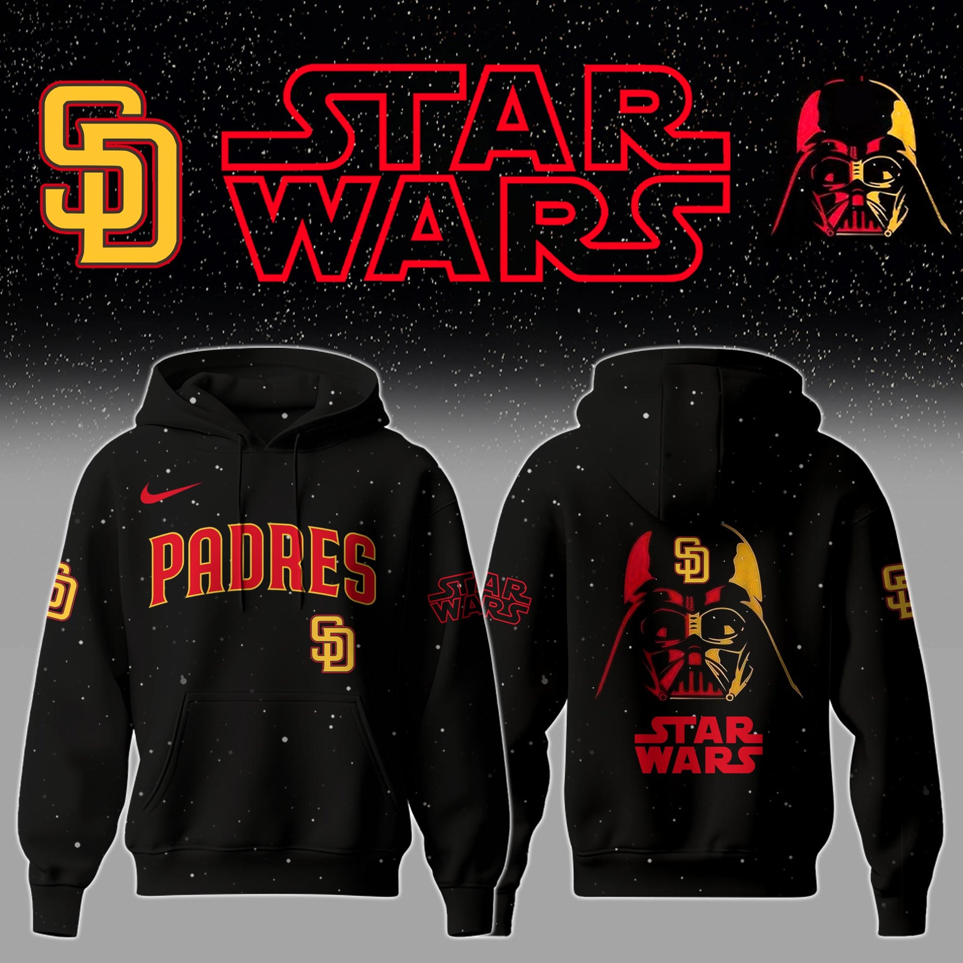 San Diego Padres x Stars Wars Night Hoodie Editions Limited
