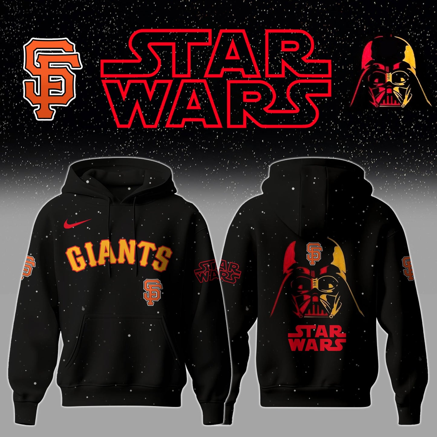 San Francisco Giants x Stars Wars Night Hoodie Editions Limited