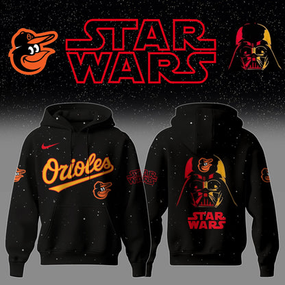 .Baltimore Orioles x Stars Wars Night Hoodie Editions Limited
