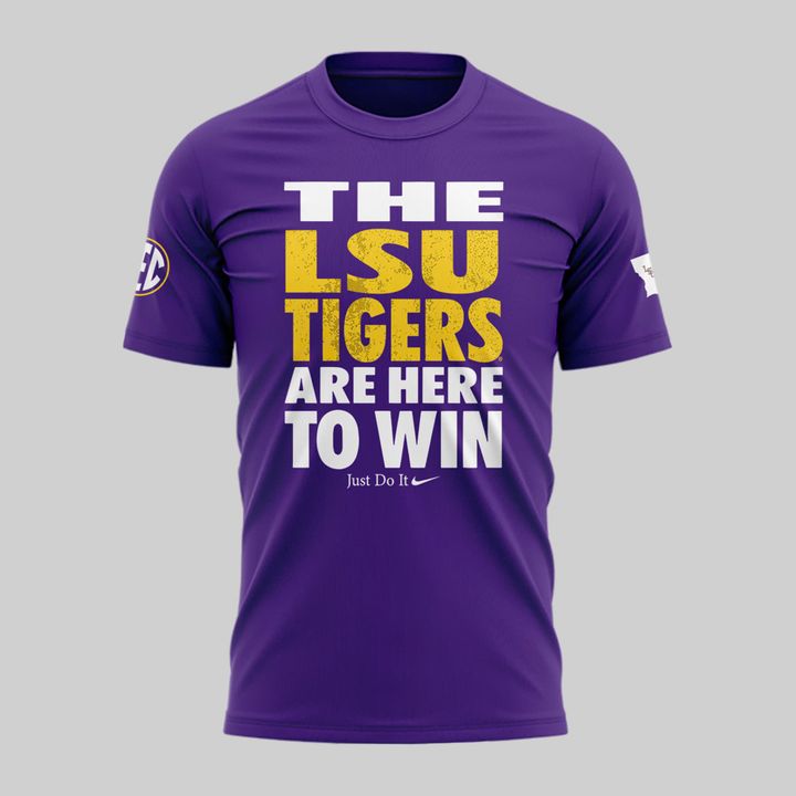 Special New Here To Win LSU Tshirt