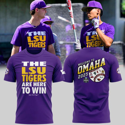 Special New Here To Win LSU Tshirt