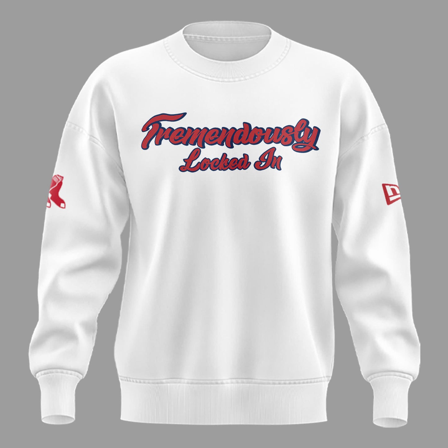Special New "Tremendously Locked In" White Sweatshirt