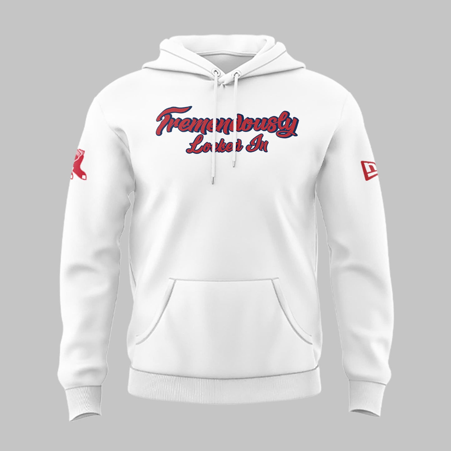 Special New "Tremendously Locked In" White Hoodie