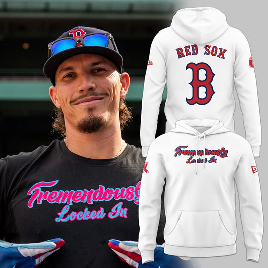 Special New "Tremendously Locked In" White Hoodie