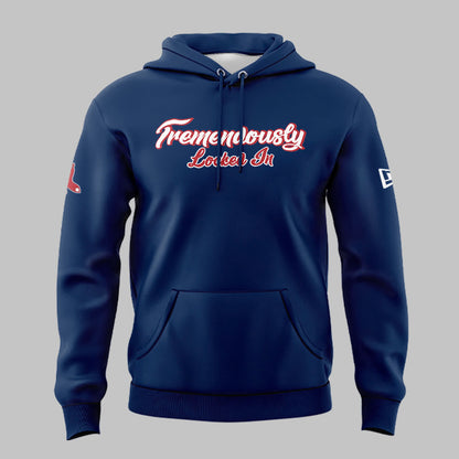 Special New "Tremendously Locked In" Navy Hoodie