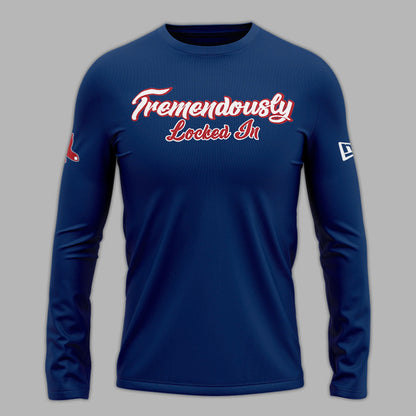Special New "Tremendously Locked In" Navy Long Sleeve Shirt