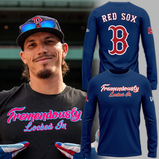 Special New "Tremendously Locked In" Navy Long Sleeve Shirt