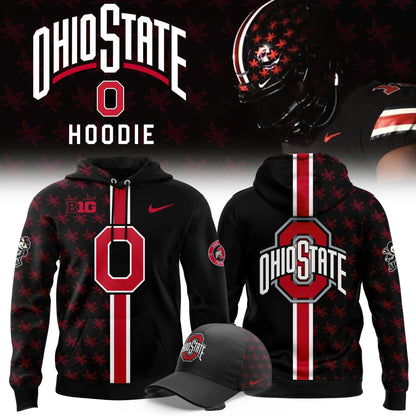 Premium Ohio State Buckeyes Black Hoodie 2025 Season