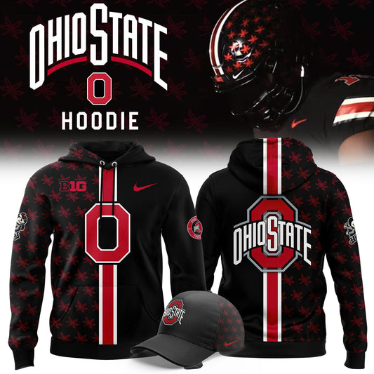 Premium Ohio State Buckeyes Black Hoodie 2025 Season