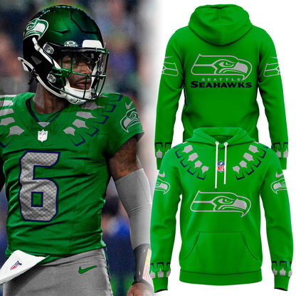 Seattle Seahawks 2025 The Graphic God Hoodie v3