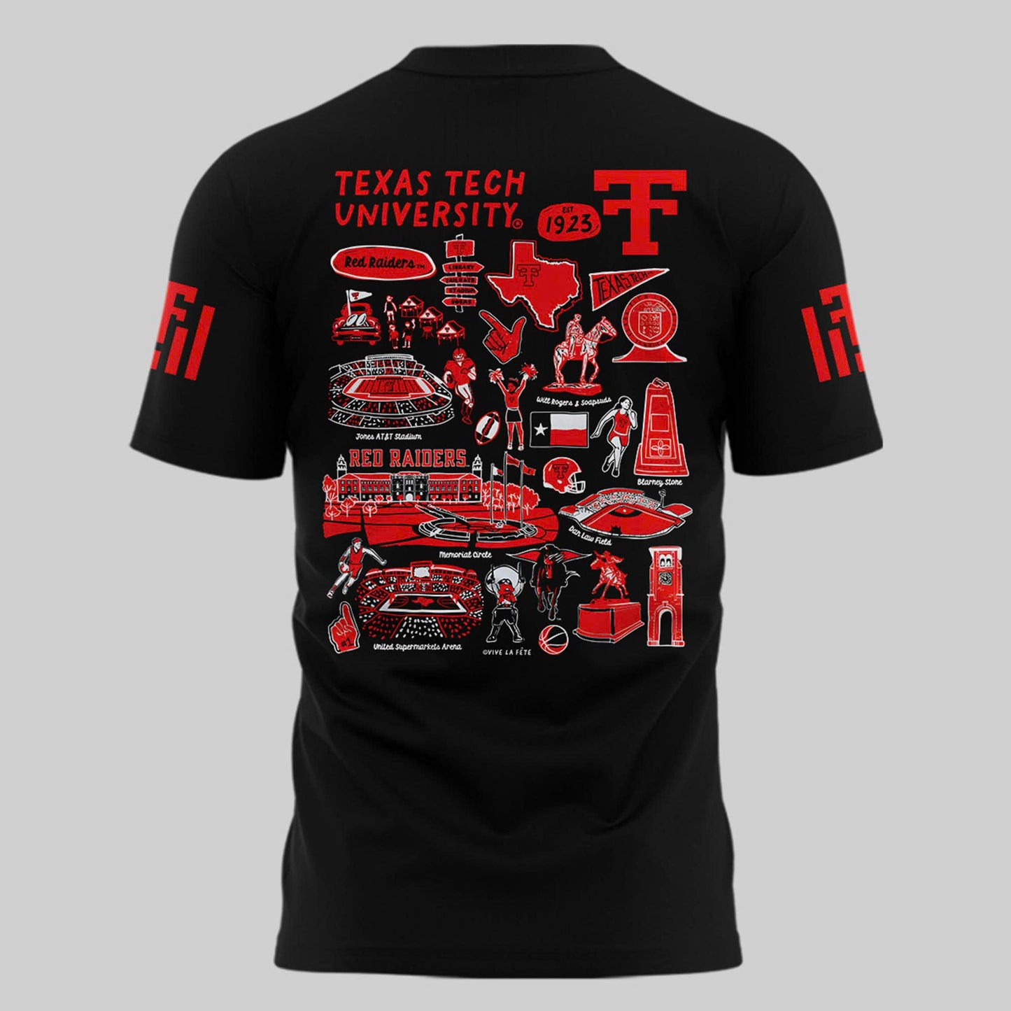 Special New Vive La Fete 100th Anniversary Ŧhrowbacks Impressions Artwork Tshirt