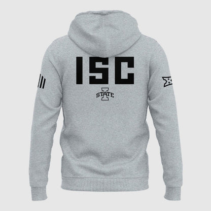 Special New 2025 ISC Logo Hoodie In Grey