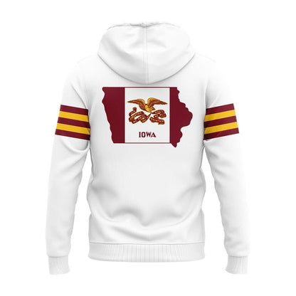 Special Edition Iowa State Uniform Hoodie - White