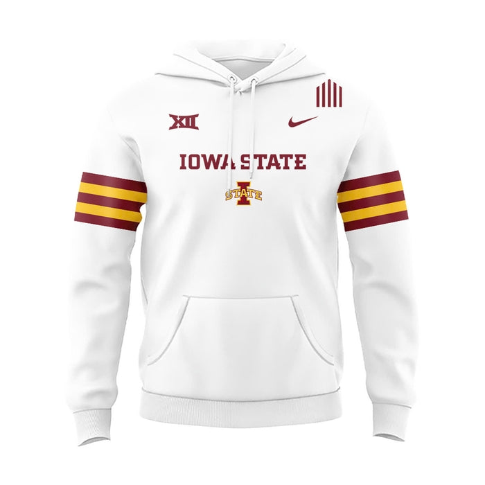 Special Edition Iowa State Uniform Hoodie - White