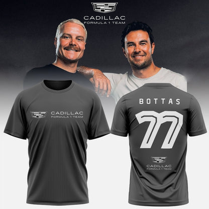 VALTTERI BOTTAS CADILLAC T-SHIRT (Gray)
