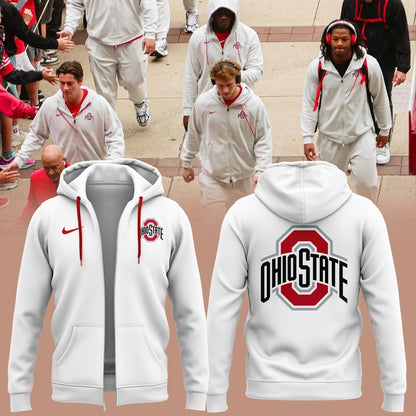 .Ohio State Football Zip Hoodie 2025
