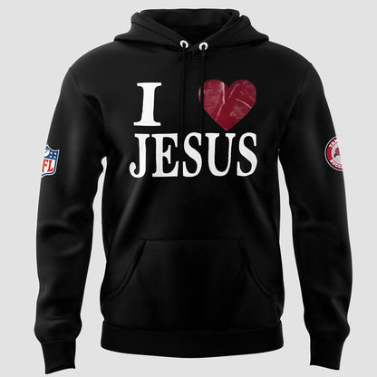 Tampa Bay Buccaneers "I ❤️ Jesus" Hoodie