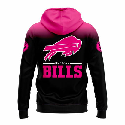 Buffalo Bills Breast Cancer Awareness 2025-2026 Hoodie v2