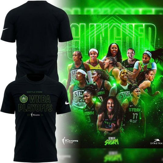 Special 2025 WNBA Playoffs Seattle Storm T-Shirt 2