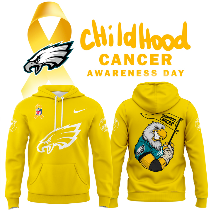 Philadelphia Eagles Childhood Cancer Awareness Day 2025 Hoodie v1