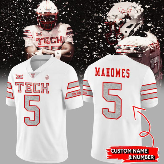 Special New "Cold Front" Patrick Mahomes Uniform Football Jersey Custom Name Numbers