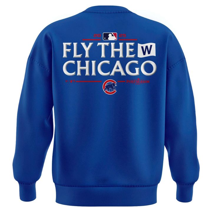 Special October Baseball Post Season 2025 Chicago Cubs Sweatshirt