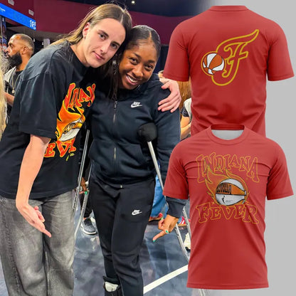 Special New Indiana Fever Basketball Red T-Shirt